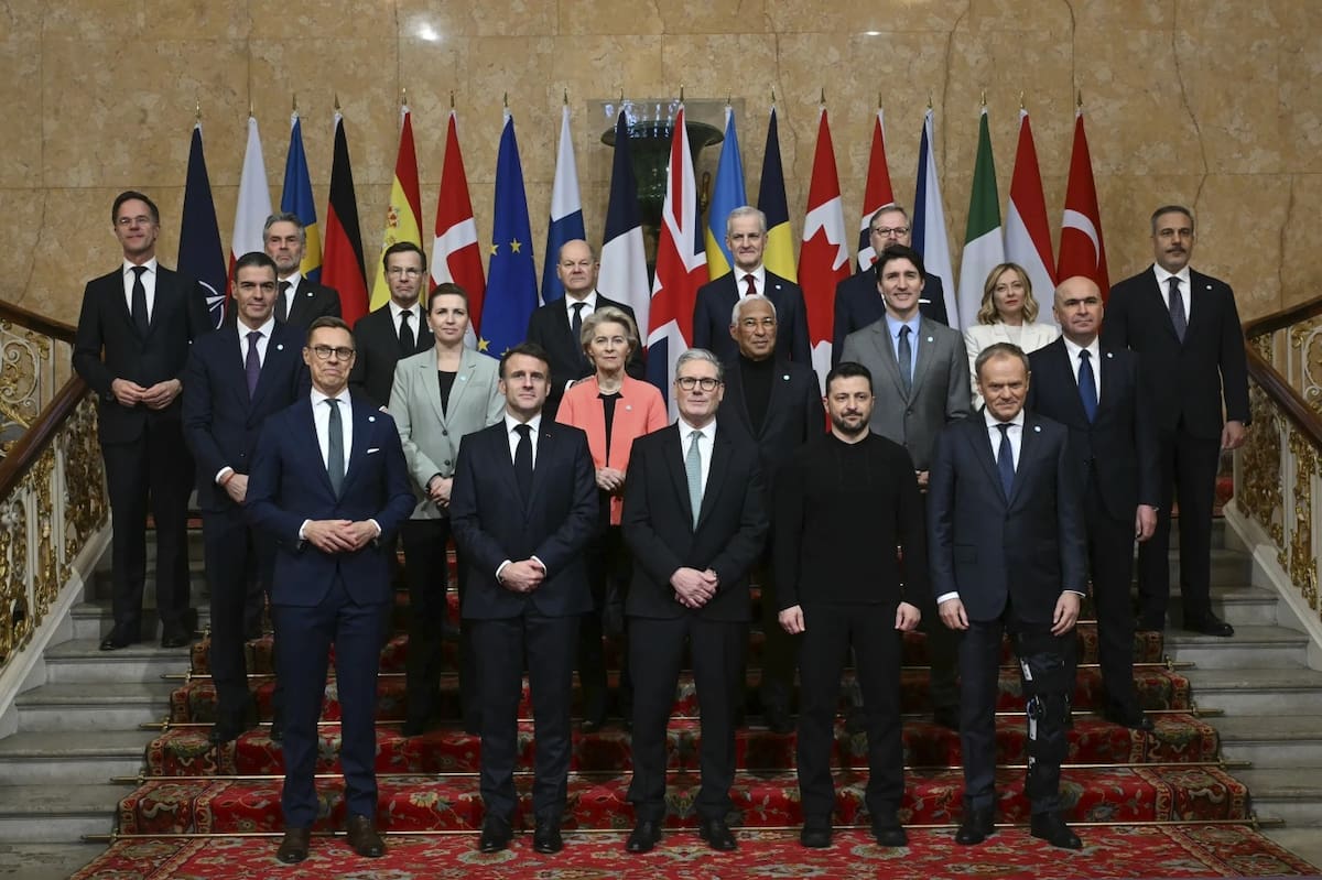 Líderes europeos se reúnen en Londres para hablar sobre la guerra en Ucrania. | Crédito: AP
