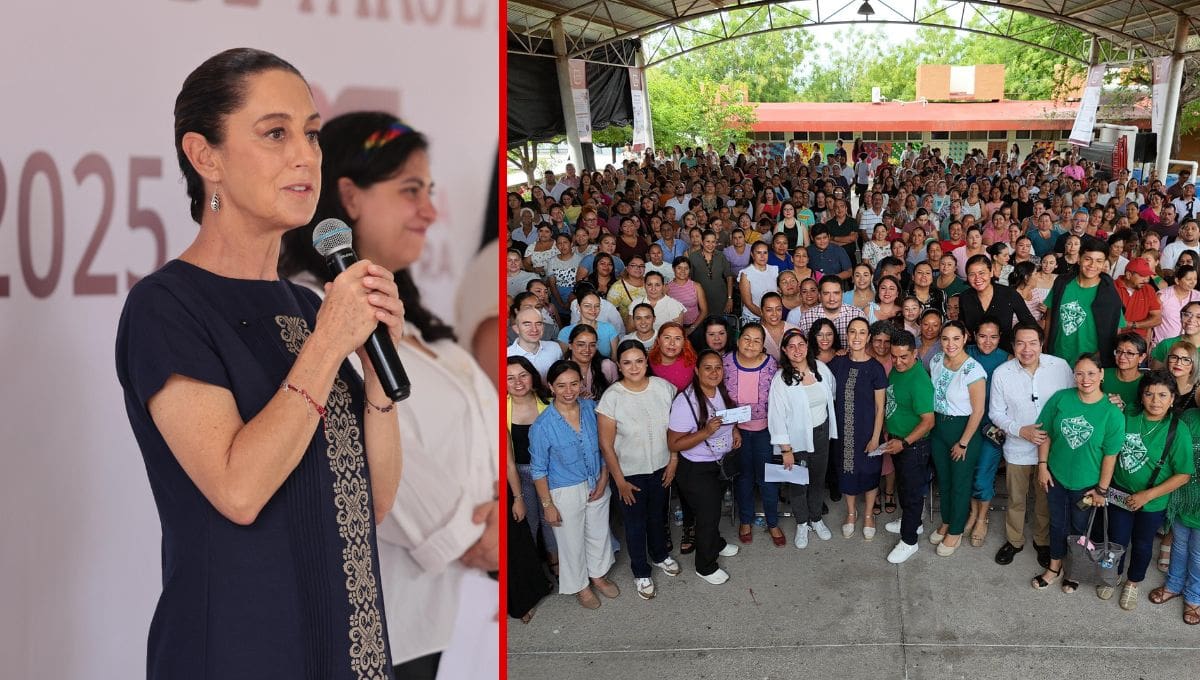 Durante su visita a Colima, la presidenta Claudia Sheinbaum reafirmó su compromiso con los programas sociales como derechos constitucionales y respaldó reformas como la elección popular de ministros de la Corte.