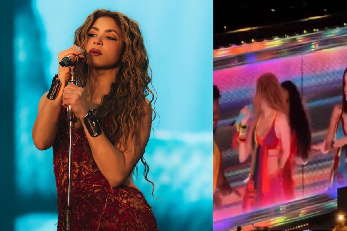 Shakira suffers uncomfortable moment with his costumes in full concert; Thus reacted