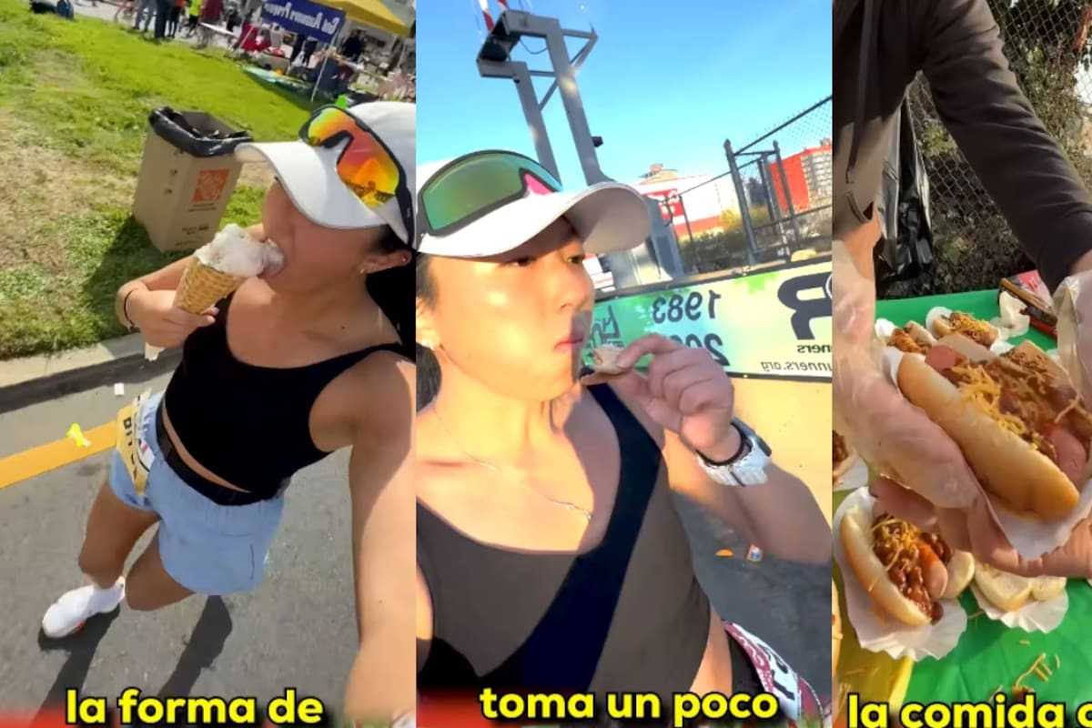 Joven muestra cómo encontró la forma de comer gratis en los maratones, pero advierte que no es lo más recomendable