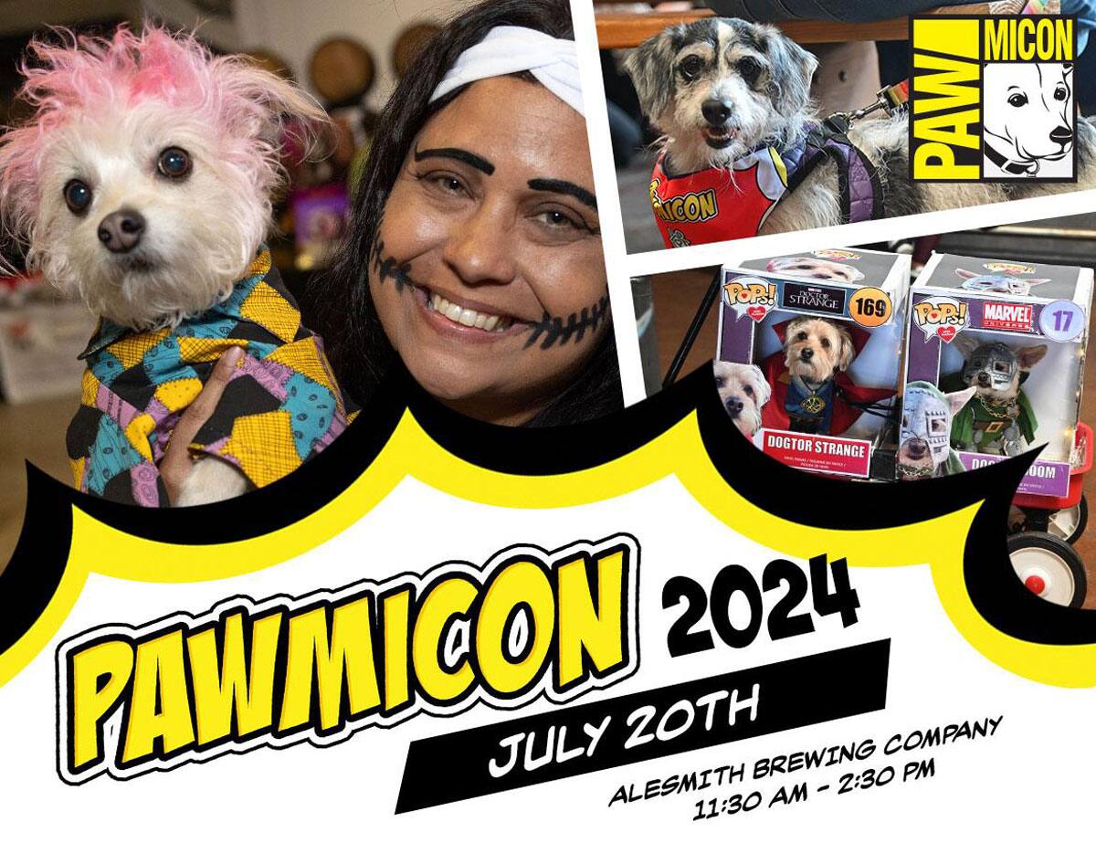 Este 2024 se celebrará la edición 12 del PAWmicon donde todas sus actividades de “superhéroes”, son para recaudar fondos a favor de los programas del Centro de Animales Helen Woodward.
