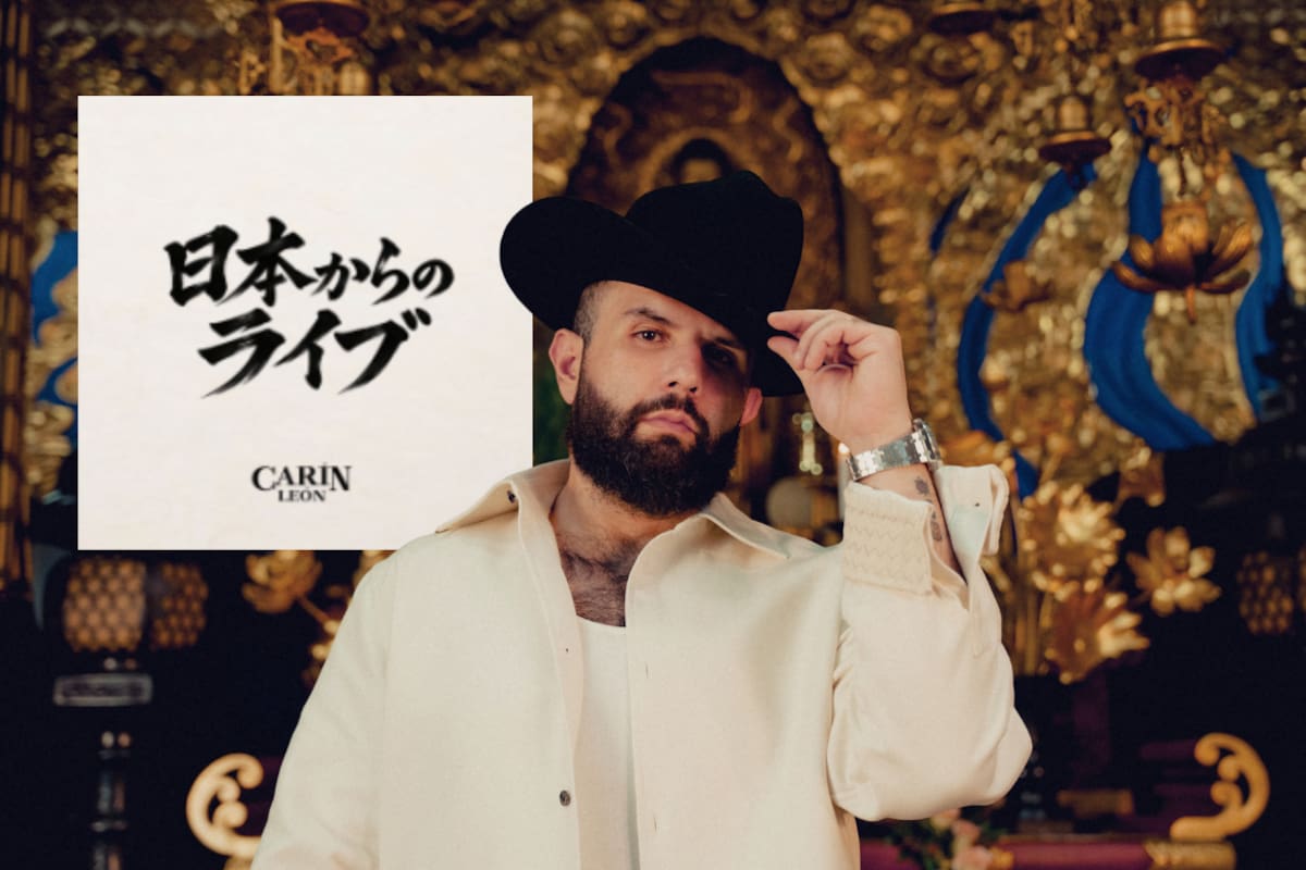 Carín León lleva su música a Japón con una sesión acústica grabada en uno de los templos budistas más antiguos del país