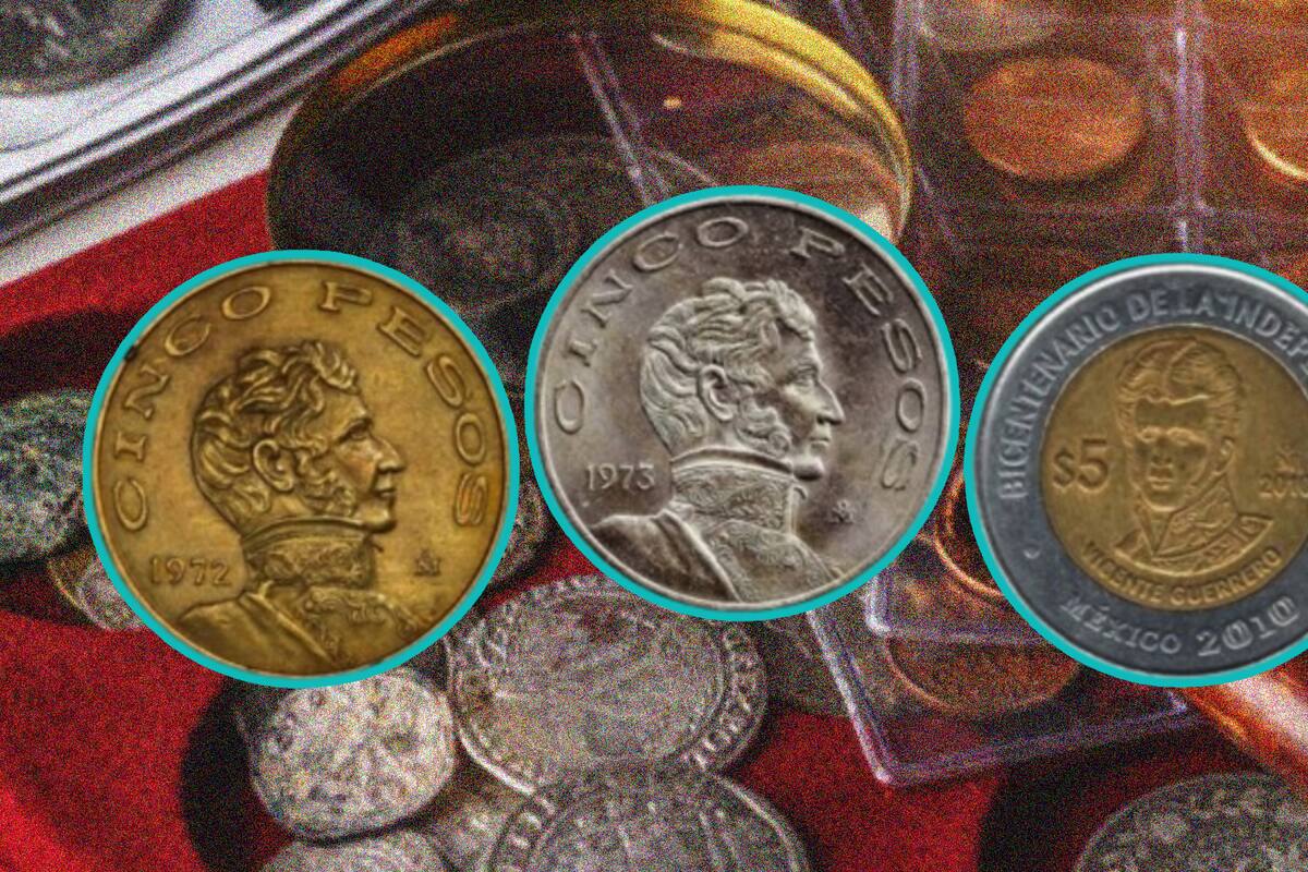 ¿La tienes? Dan 5 millones de pesos por esta antigua moneda de 5 pesos