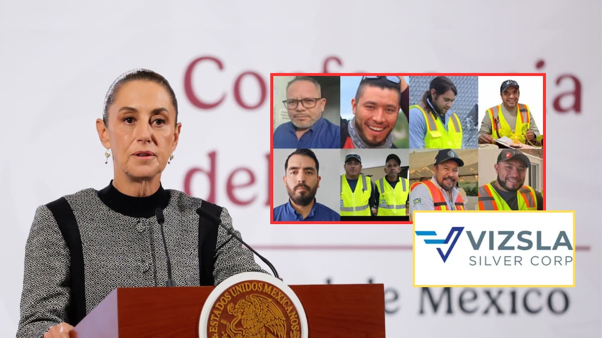 Sheinbaum confirma que la FGR indaga si Vizsla Silver tuvo responsabilidad en el secuestro de 10 mineros en Sinaloa