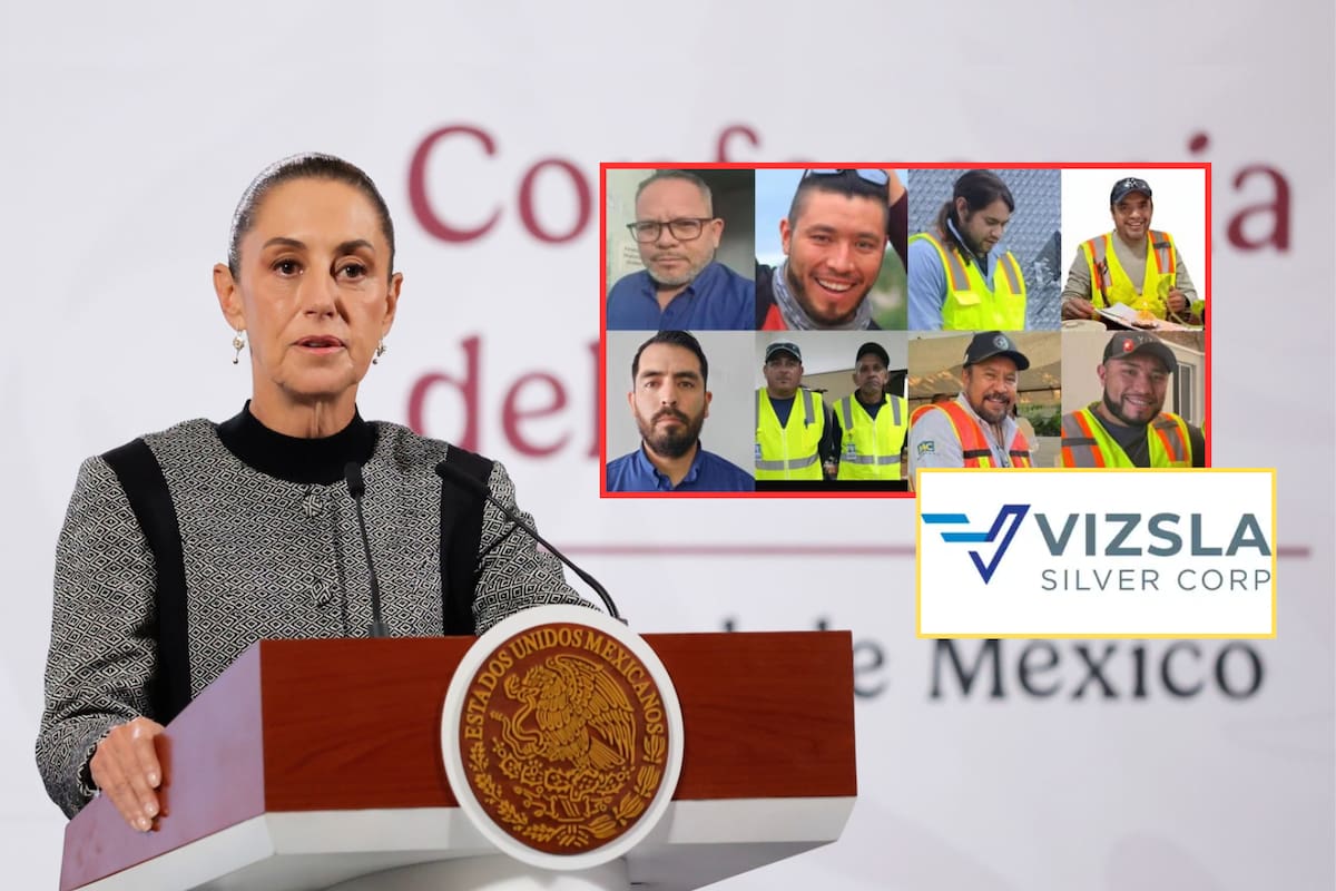 Sheinbaum confirma que la FGR indaga si Vizsla Silver tuvo responsabilidad en el secuestro de 10 mineros en Sinaloa