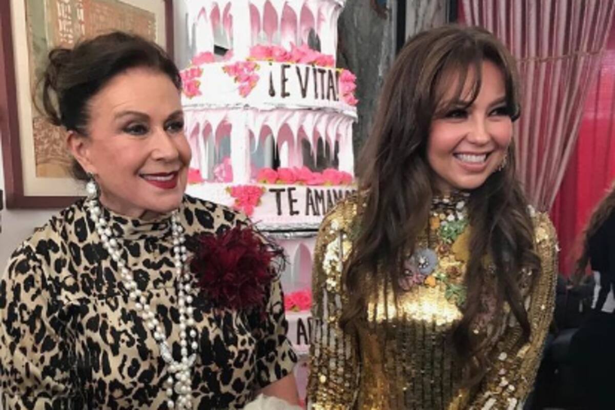 Laura Zapata revela cómo sigue su relación con Thalía tras la muerte de su abuela