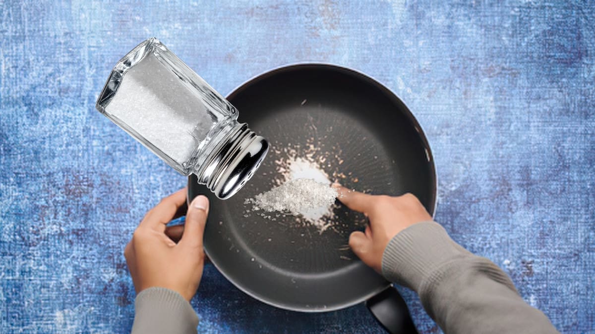 La sal de cocina puede ayudar a desprender restos de comida pegados en una sartén, pero frotarla sobre superficies antiadherentes o recubrimientos delicados puede causar daños; conoce cómo utilizar este método de limpieza y qué alternativas usar para evitar rayaduras: ¿Cómo hacerlo?