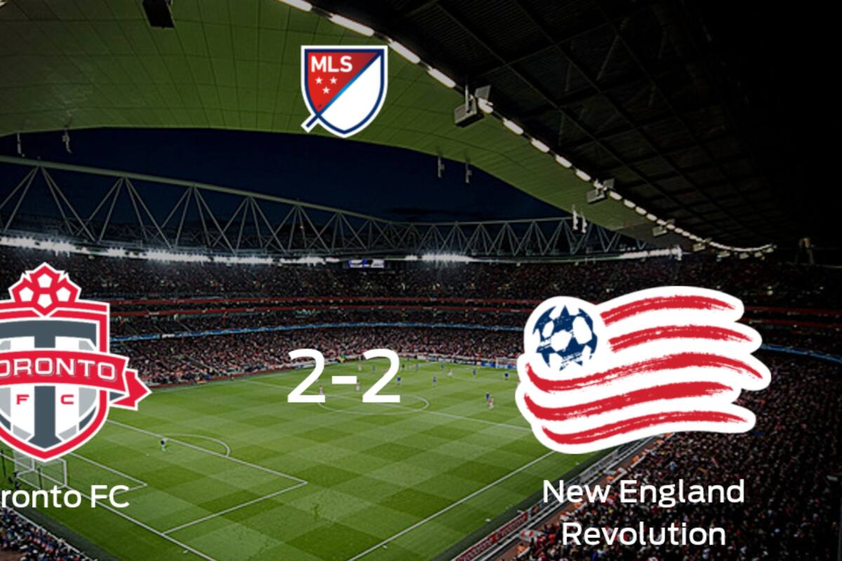Empate a dos entre Toronto FC y New England Revolution