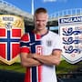Erling Haaland, el delantero estrella de Noruega busca eliminar a su natal Inglaterra en cuartos de final del Mundial 2026