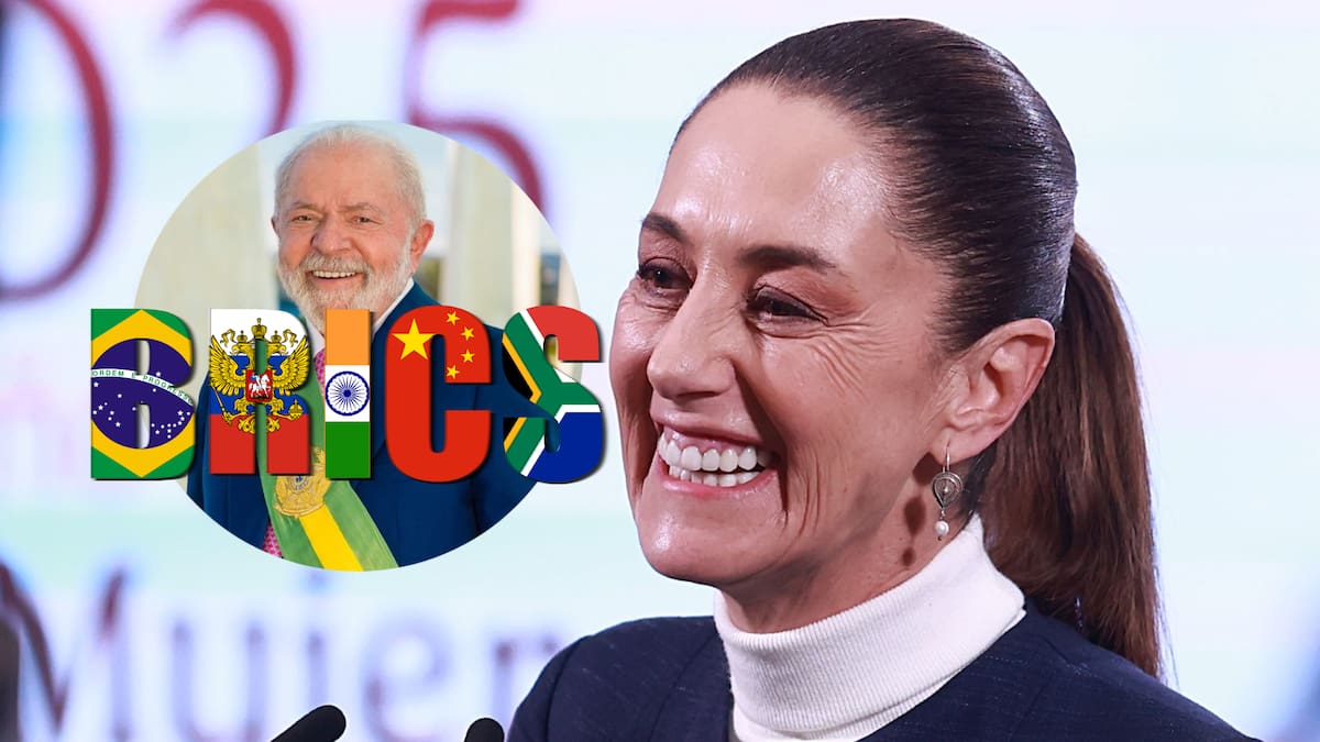 Claudia Sheinbaum Pardo, presidenta de México, fue invitada por Lula da Silva para participar en la cumbre BRICS. | Presidencia