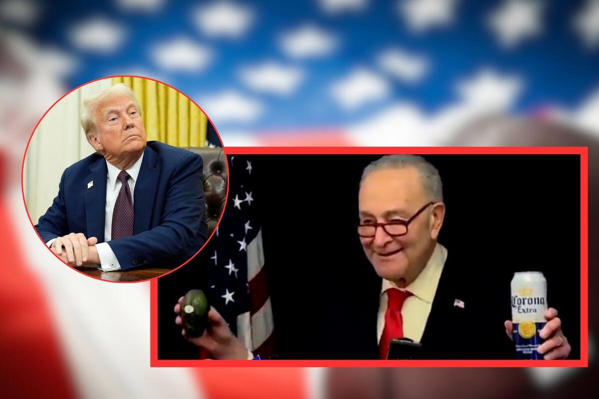 ¿Aranceles de Trump a México habrían afectado al Super Bowl 2025? Senador Chuck Schumer explica con aguacate y cerveza Corona los efectos en el bolsillo de los estadounidenses