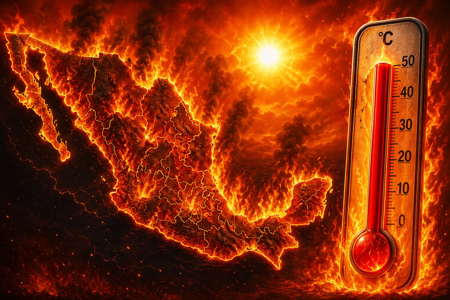 La canícula es un fenómeno climático que provoca temperaturas extremas, disminución de lluvias y ambiente seco en varias regiones de México. | Foto: Especial GH