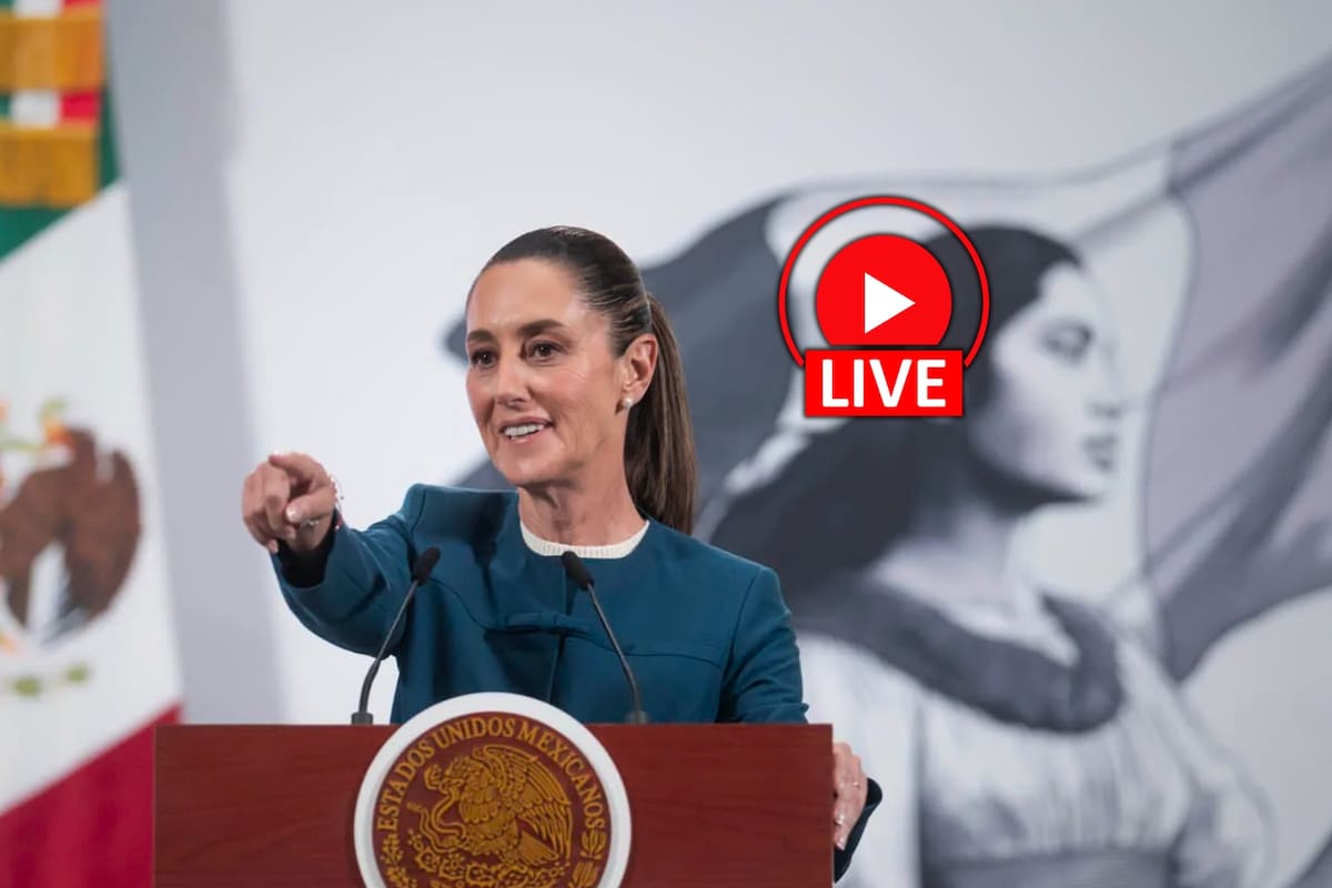 EN VIVO: La presidenta Claudia Sheinbaum en la “Mañanera del Pueblo”