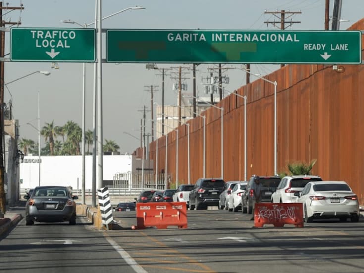 Largas filas en la garita Centro: hasta 90 minutos de espera para cruzar a EE.UU.