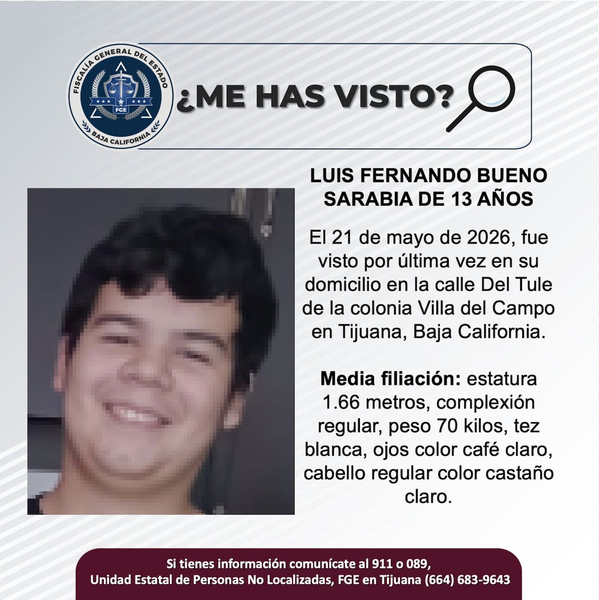 Fueron vistos por última vez el 21 de mayo de 2026