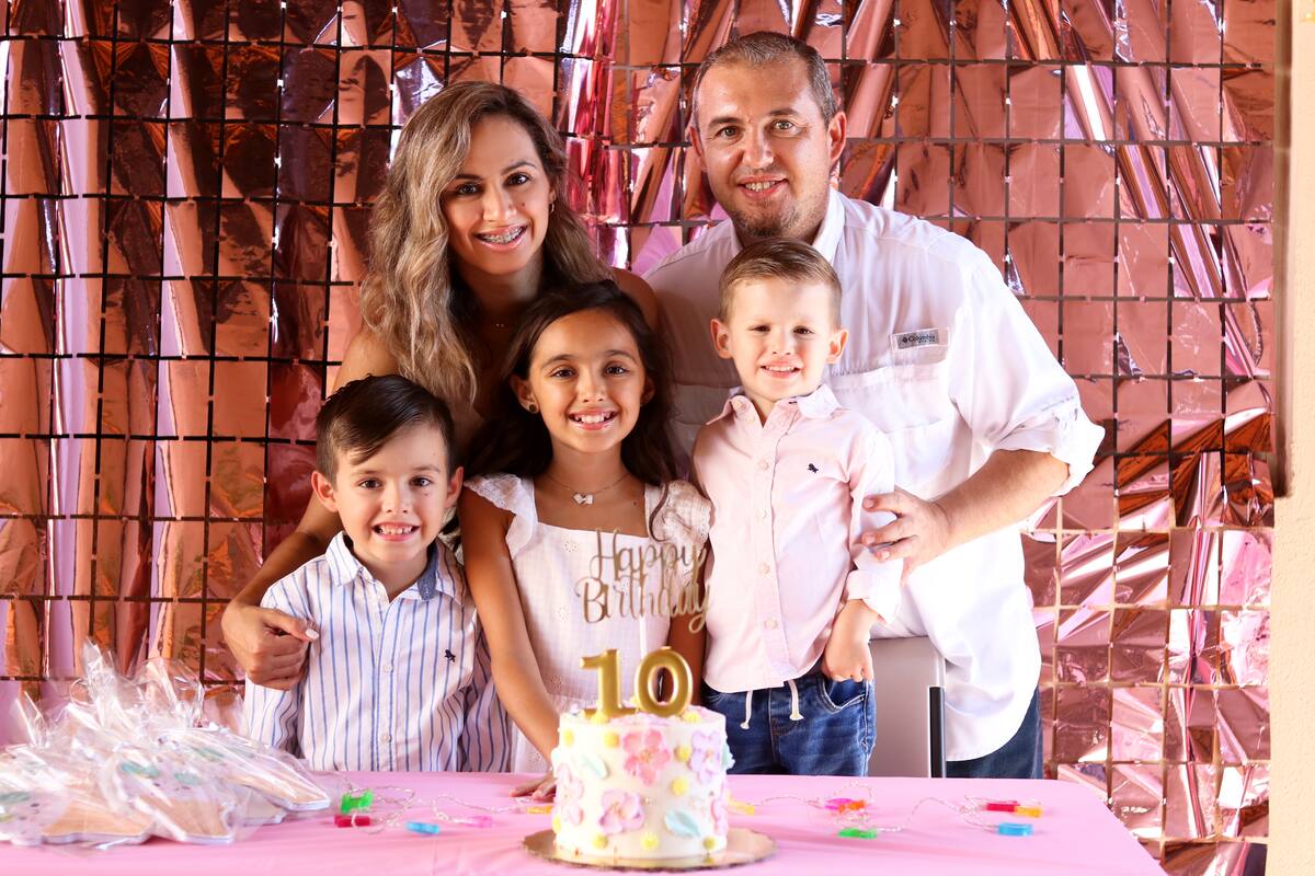 Sofía Córdova Fabrett con la alegría de los 10 años