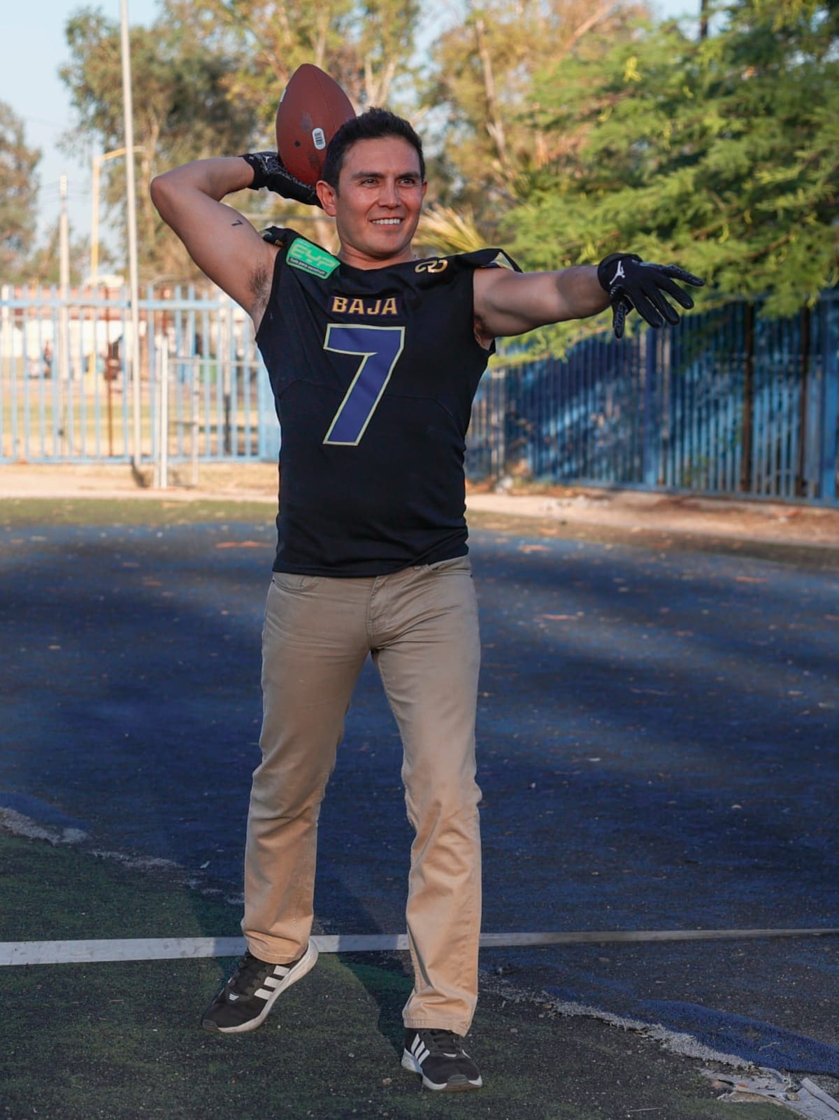 El jugador de 40 años explicó que esta modalidad nació como una oportunidad para reunir a jugadores que durante años fueron rivales en distintas ligas del Estado l Foto: Juan Jesús Morales