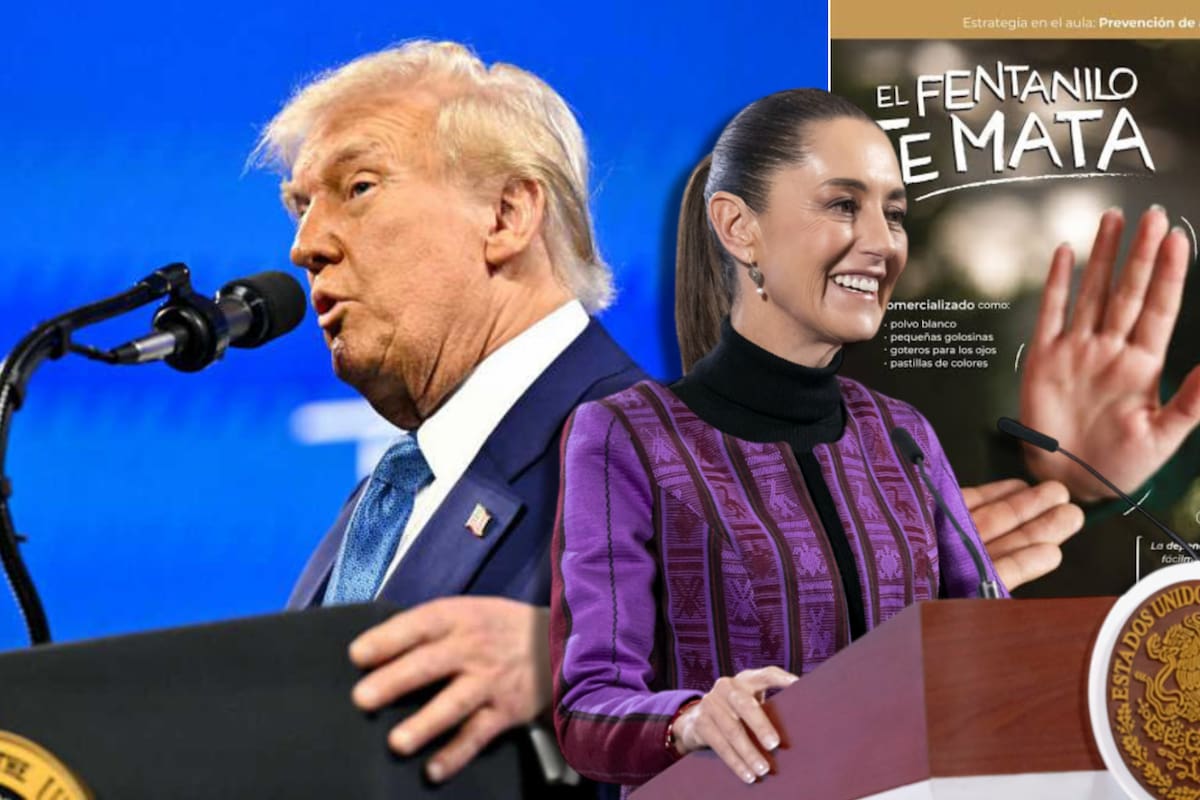 Sheinbaum responde a elogios de Trump por campaña contra fentanilo; la describió como una “mujer maravillosa”