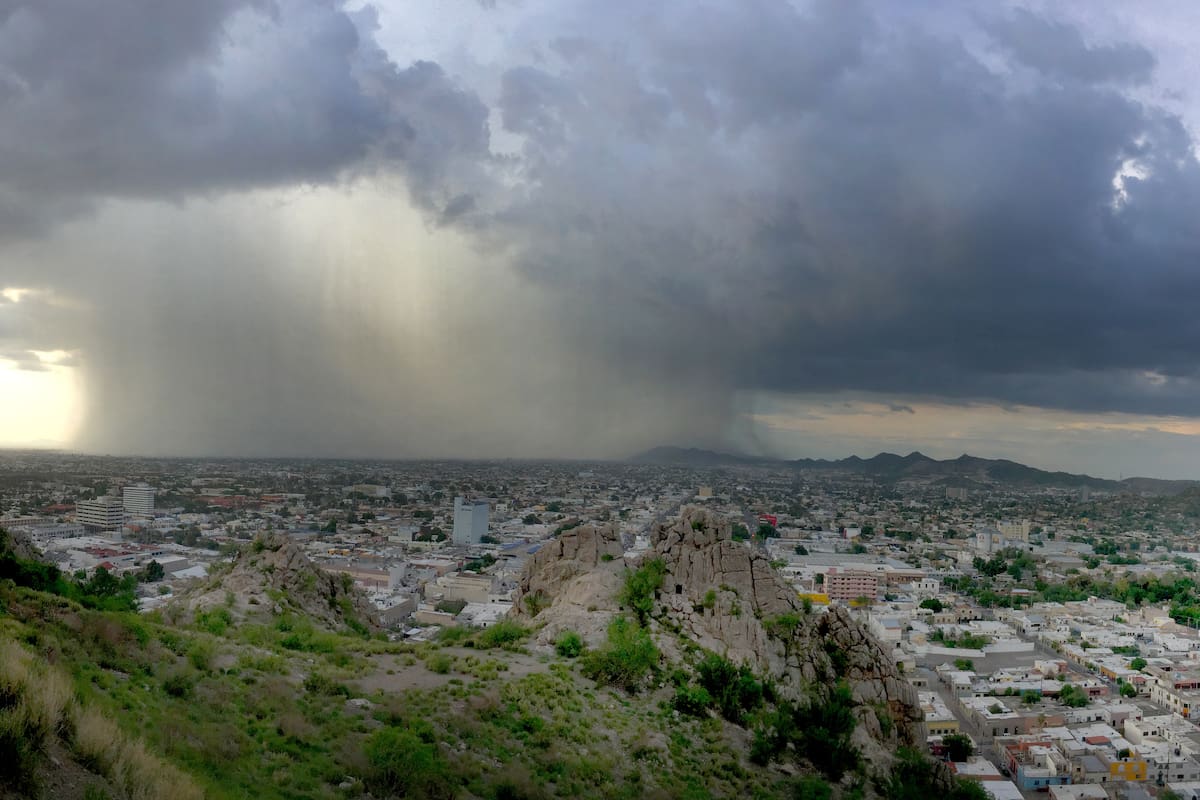 Hasta 50% de probabilidad de lluvias en municipios del Sur y Oriente de Sonora