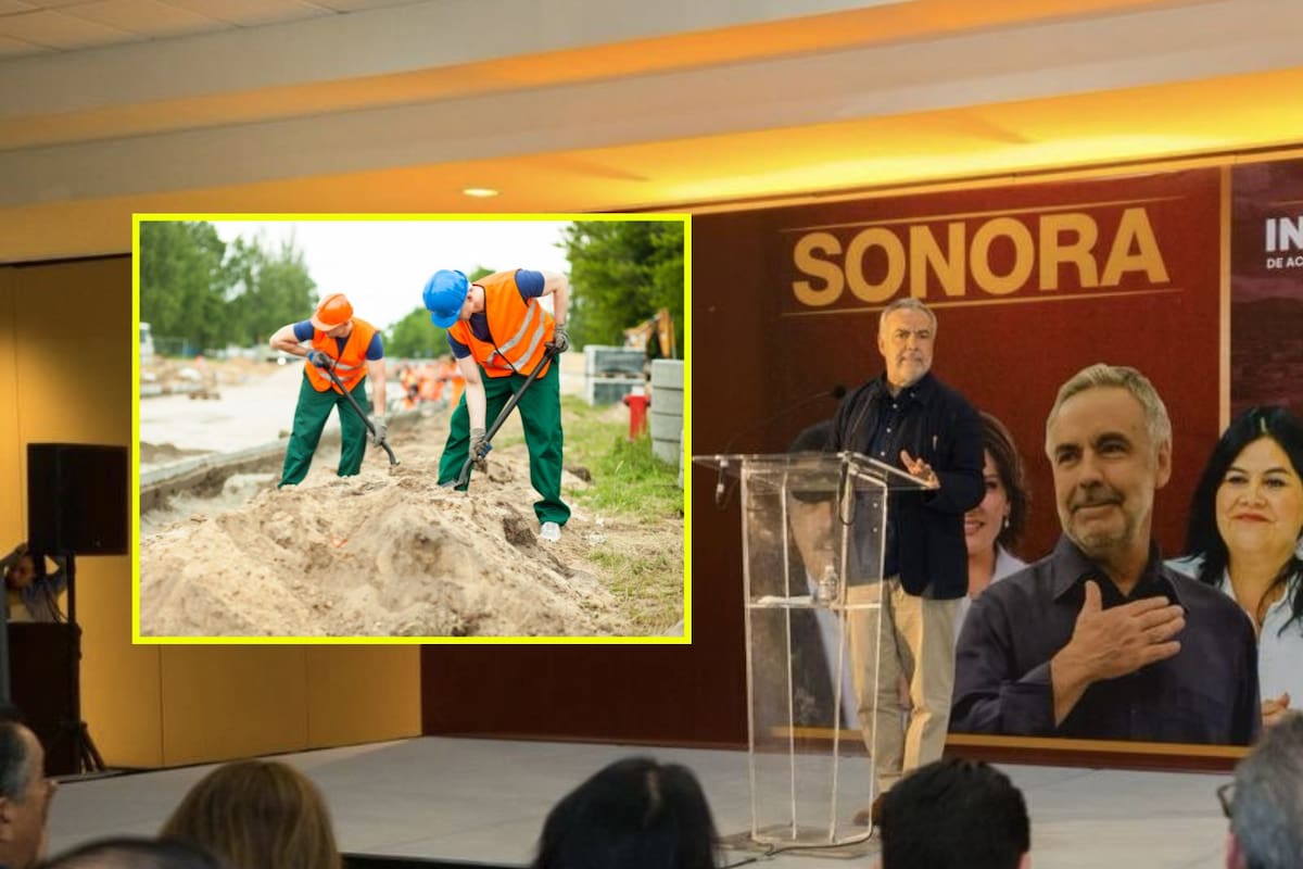 Alfonso Ramírez Cuéllar rinde su primer informe en Sonora y destaca la reforma laboral