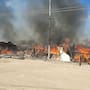 Incendio consume seis viviendas en asentamiento irregular de la Vía Rápida Poniente