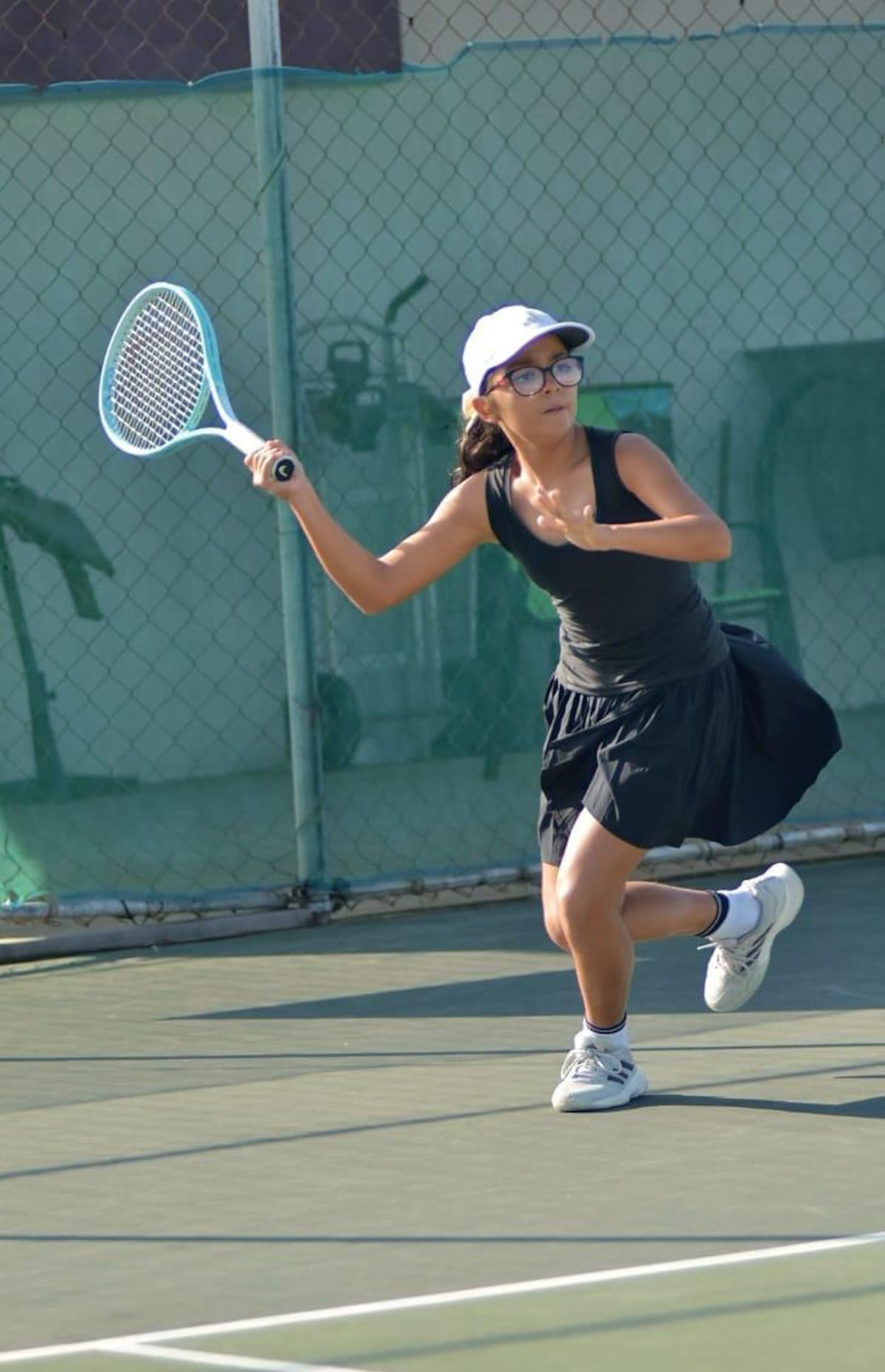 Con 12 años, Frida Mendoza cerró el año como la jugadora número uno estatal en su categoría. Foto: Cortesía