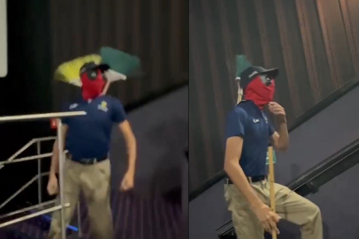 Cinepolito se disfraza de Deadpool para pedir que saquen las charolas y se viraliza en TikTok