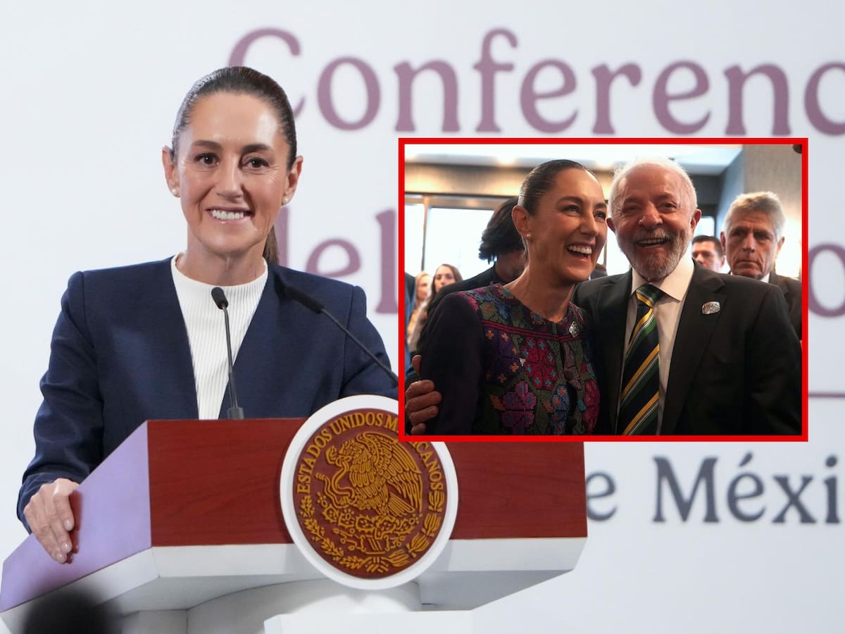Sheinbaum responde críticas por saludo de Lula en el G7: "No lo tomo como algo ofensivo". | Crédito: Presidencia MX/EFE
