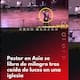 Luces fuera de control: pastor en Asia evita un accidente en pleno sermón