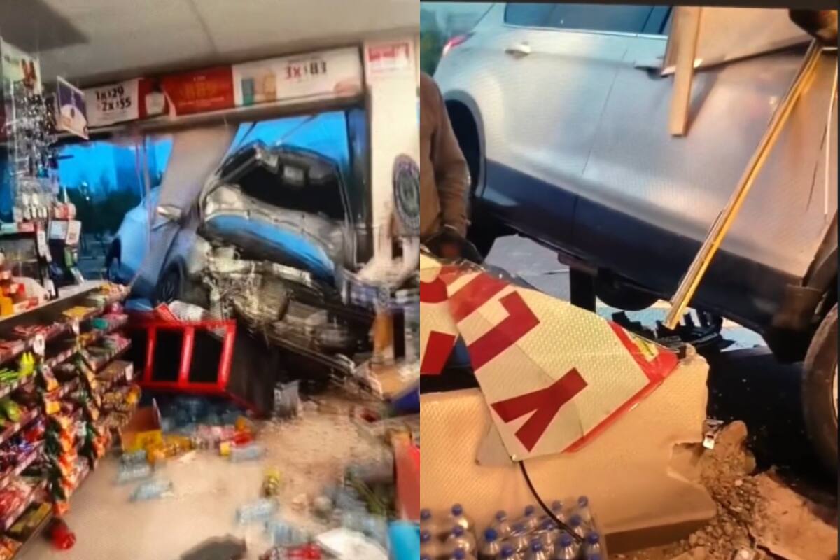 Conductor se estrella contra un Oxxo y admite responsabilidad: “venía un poco rápido”