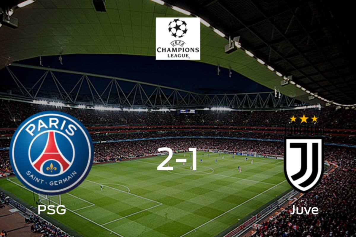 2-1: París S. Germain se impone a Juventus en casa