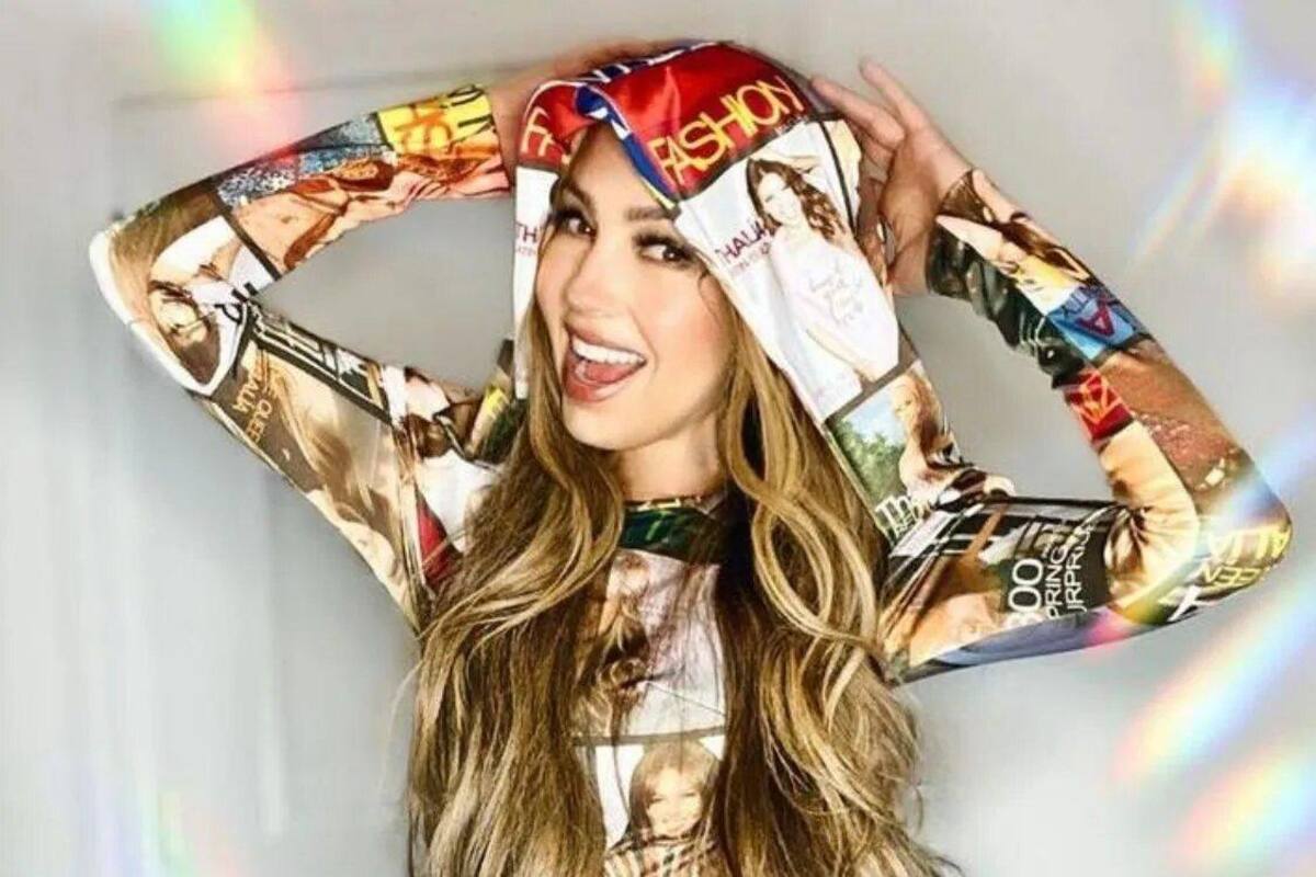 En divertido Tik Tok, Thalía luce una nueva nariz