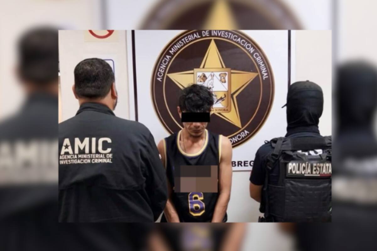 Detienen en Obregón a presunto narcomenudista con antecedentes penales