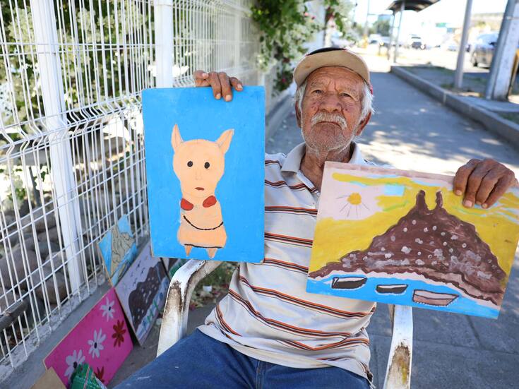 A los 87 años, cambia la cámara por el pincel para generar ingresos