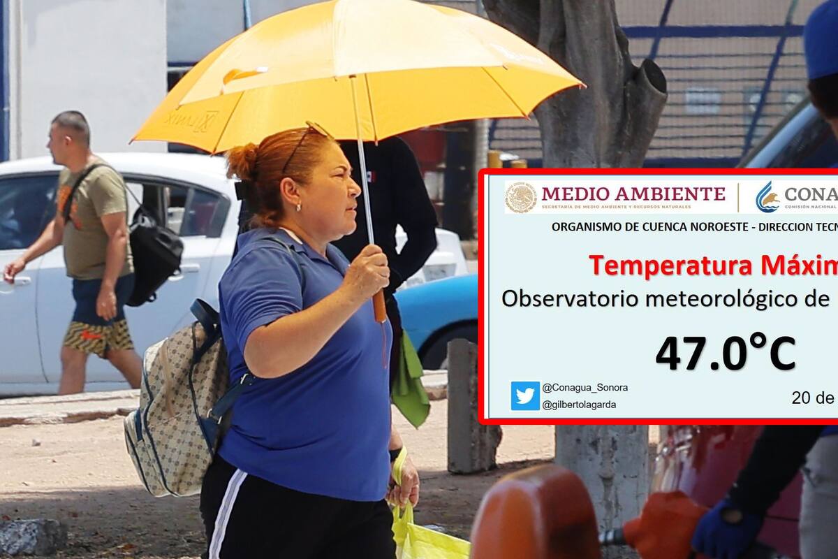 Hermosillo rompe récord de temperatura este jueves 20 de junio