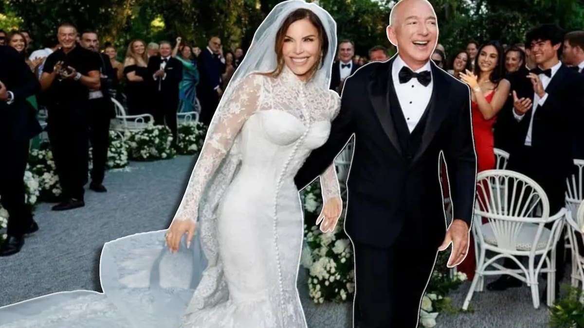 Jeff Bezos y Lauren Sánchez se casan en Venecia rodeados de celebridades, secretos y protestas locales / Foto: Especial