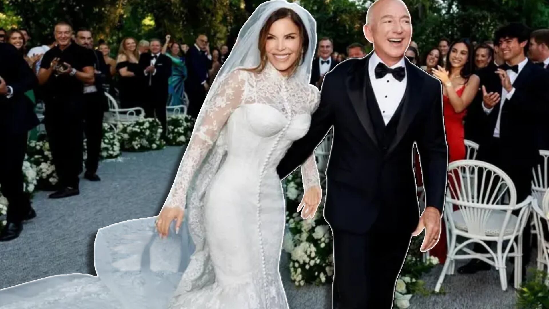 Jeff Bezos y Lauren Sánchez se casan en Venecia rodeados de celebridades, secretos y protestas locales / Foto: Especial