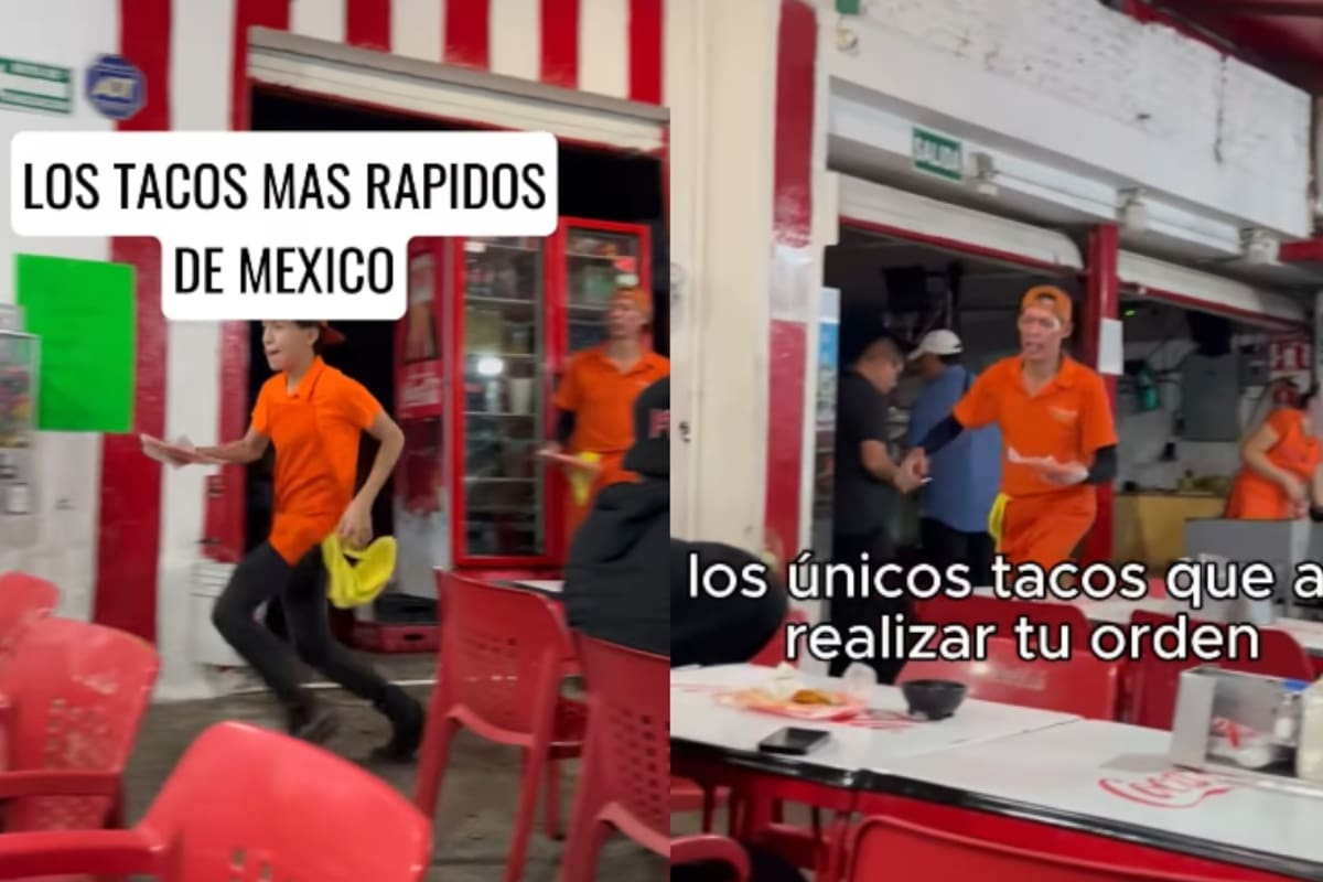 “Los meseros más rápidos del condado”: taquería mexicana se vuelve viral por servir tacos en tiempo récord