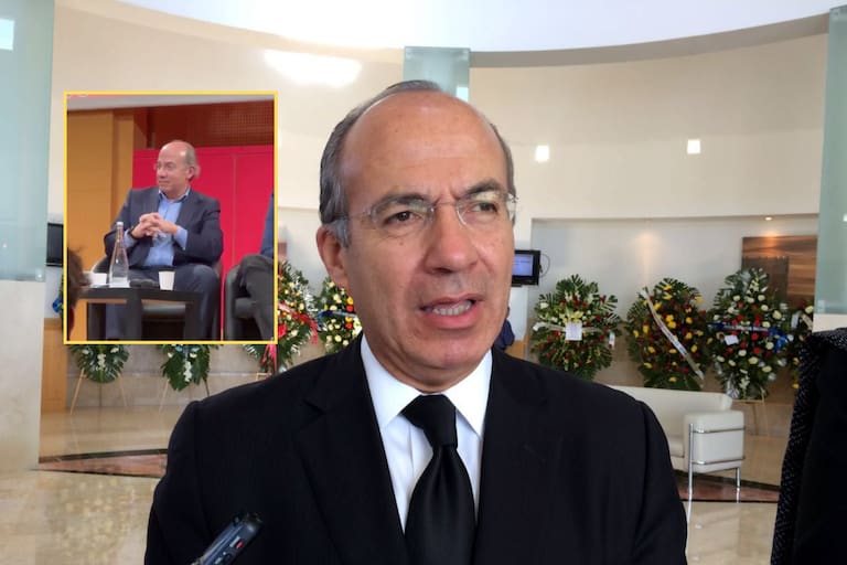 Felipe Calderón es increpado por estudiantes en París