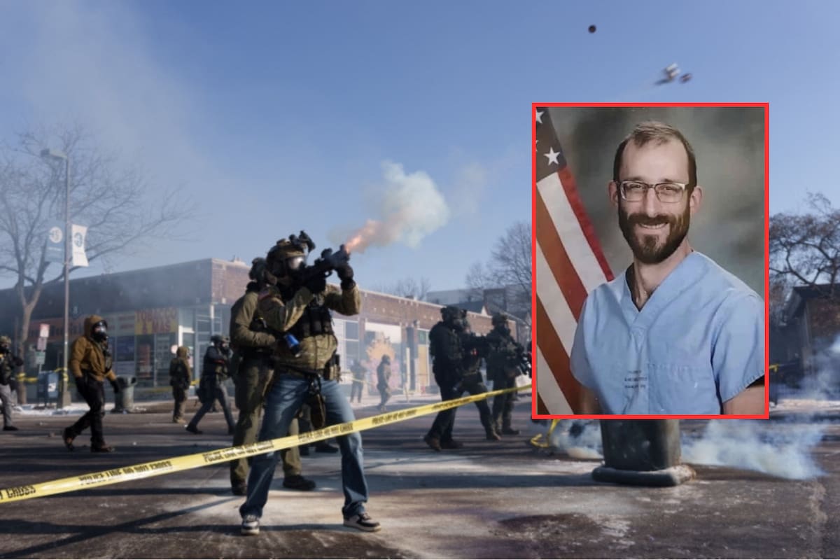 Dos agentes federales fueron suspendidos tras el tiroteo en Minneapolis en el que murió Alex Pretti. Foto: Reuters/Canva