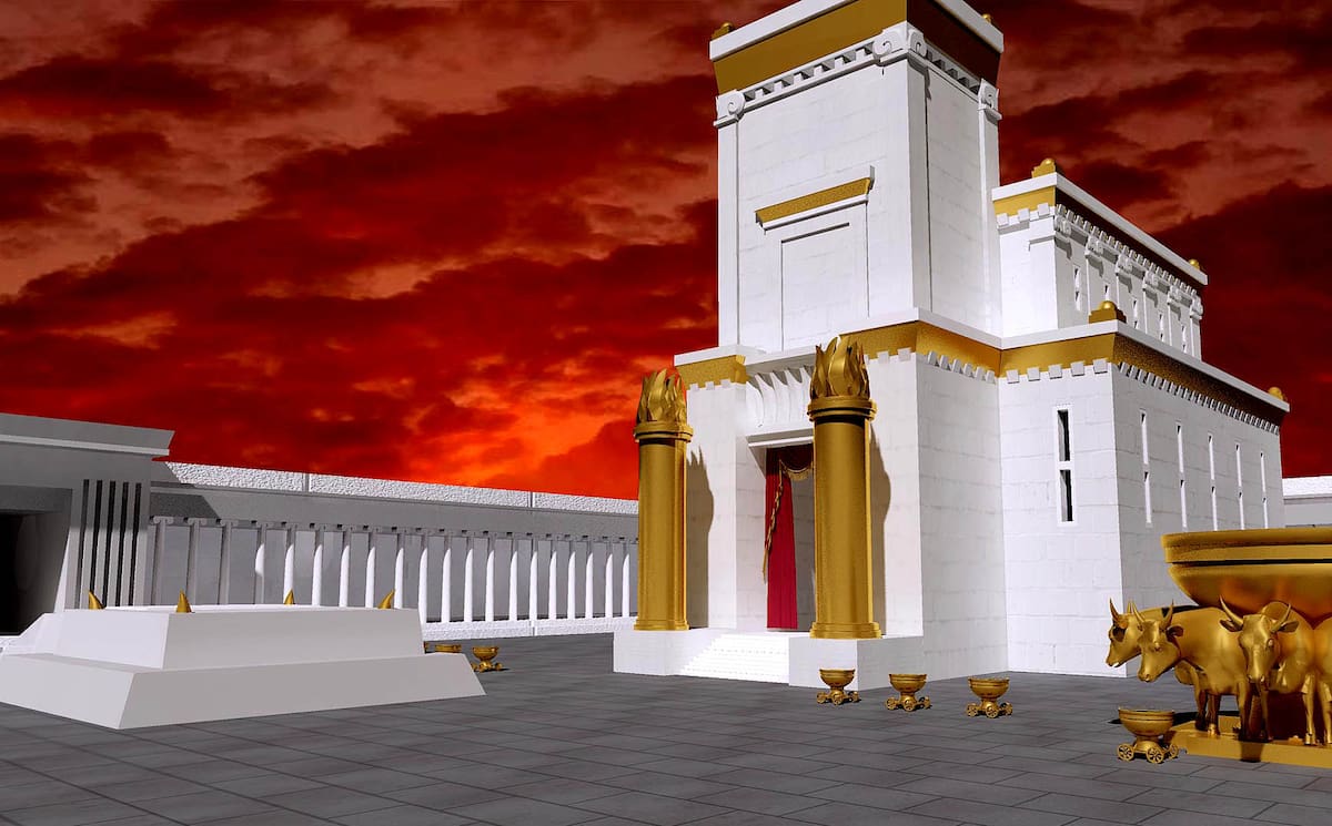 Reconstrucción de los recintos del Templo de Salomón / Imagen tomada de Wikipedia
