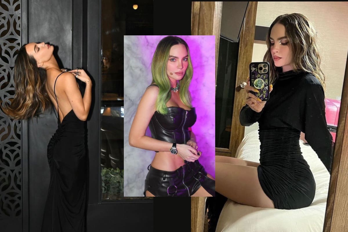 Belinda demuestra cómo lucir un outfit en total black