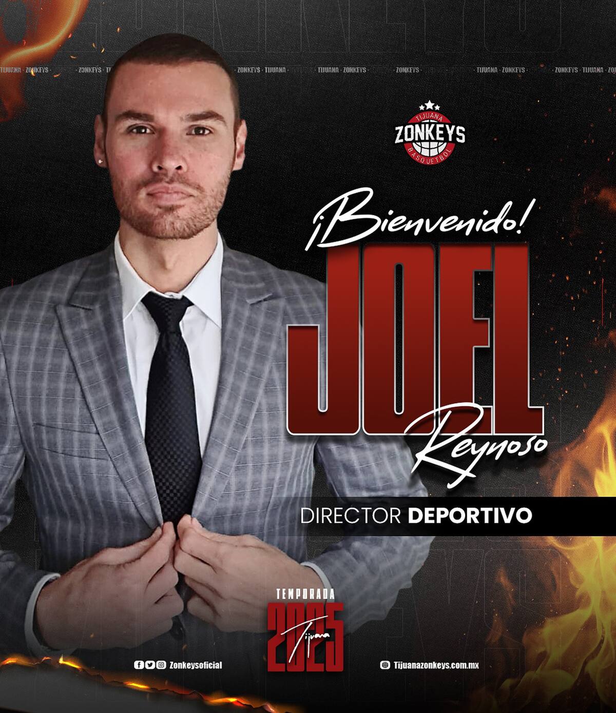 Tijuana Zonkeys da la bienvenida a Joel Reynoso como su nuevo director deportivo.