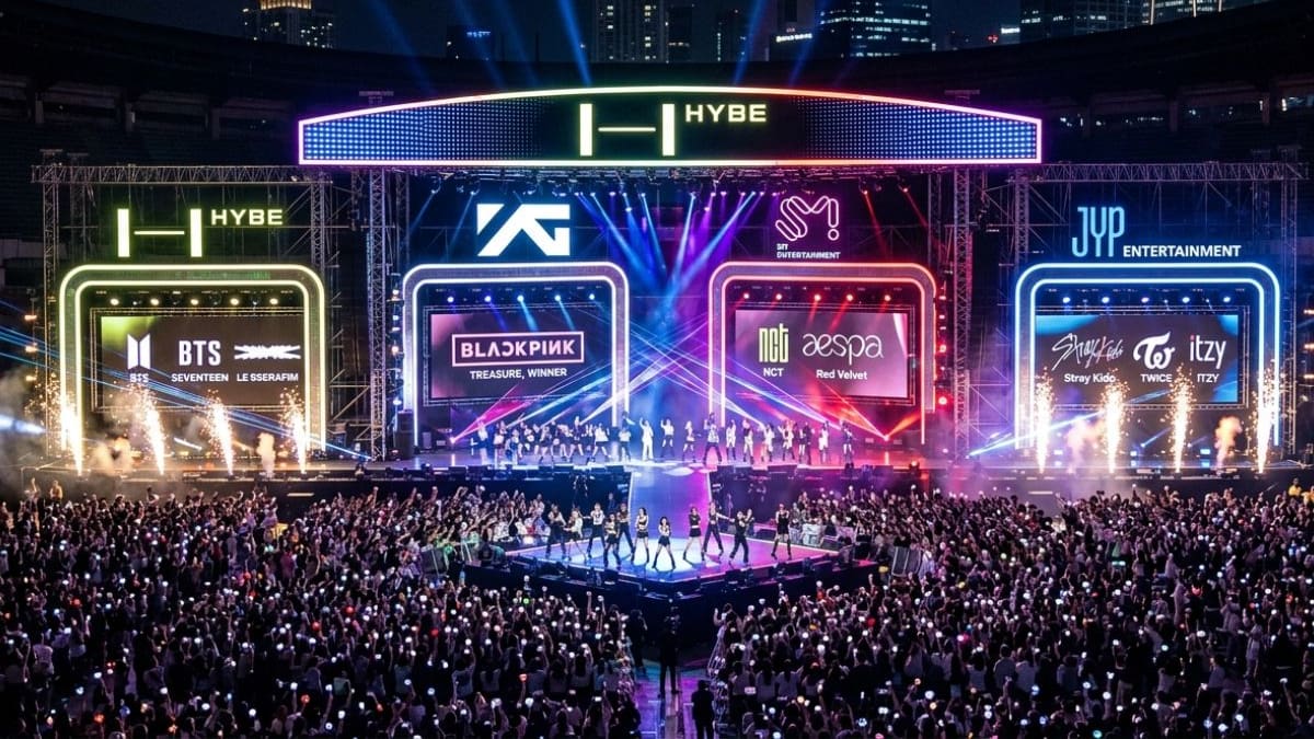Hybe, JYP, SM y YG buscan crear el “Coachella coreano” con festival global de K-pop e inédita alianza entre las cuatro agencias más grandes de la industria musical coreana