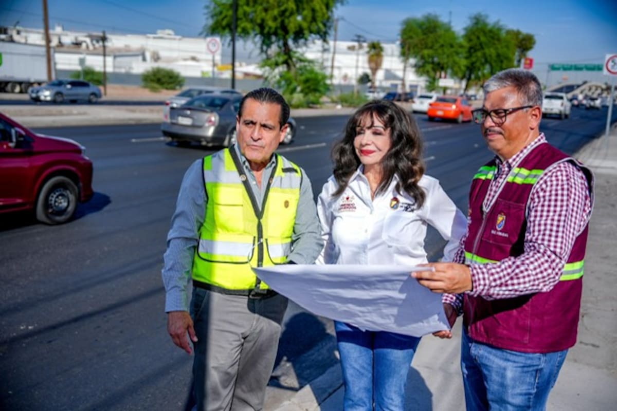 Mexicali crece; transformamos más de 313 mil metros cuadrados de vialidades en un año, Norma Bustamante