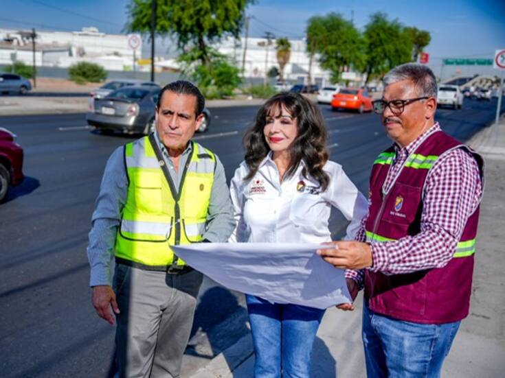 Mexicali crece; transformamos más de 313 mil metros cuadrados de vialidades en un año, Norma Bustamante