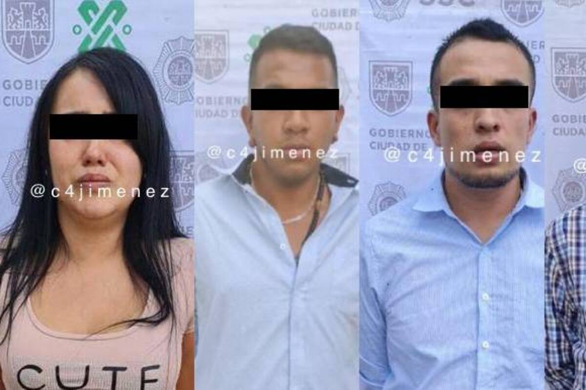 Detienen a tres colombianos y una ecuatoriana por robo en CDMX
