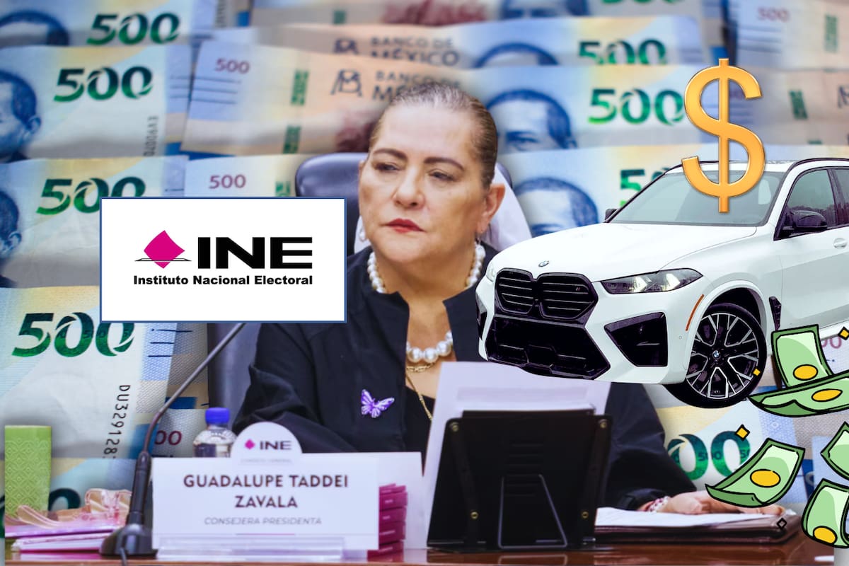 ¿Y la austeridad? La presidenta del INE, Guadalupe Taddei, fue vista en una lujosa camioneta BMW blindada con un valor superior a 2 millones de pesos que no figura en el registro vehicular