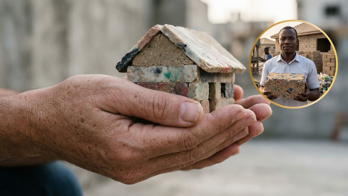 Un empresario vio en la basura una solución a la crisis de vivienda: fabrica ladrillos con plástico reciclado y arena, emplea a más de 300 personas para recolectar residuos y construye casas hasta un tercio más baratas en una ciudad que no deja de crecer