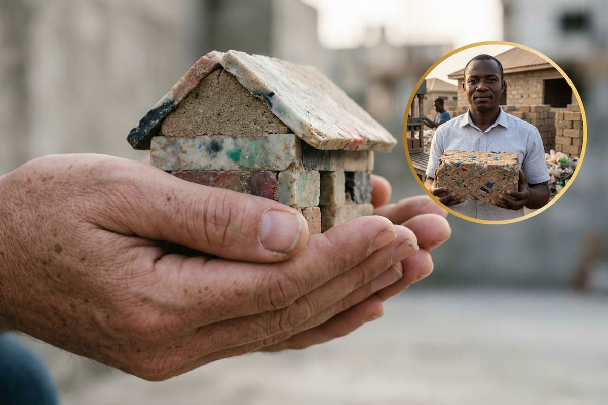 Un empresario vio en la basura una solución a la crisis de vivienda: fabrica ladrillos con plástico reciclado y arena, emplea a más de 300 personas para recolectar residuos y construye casas hasta un tercio más baratas en una ciudad que no deja de crecer